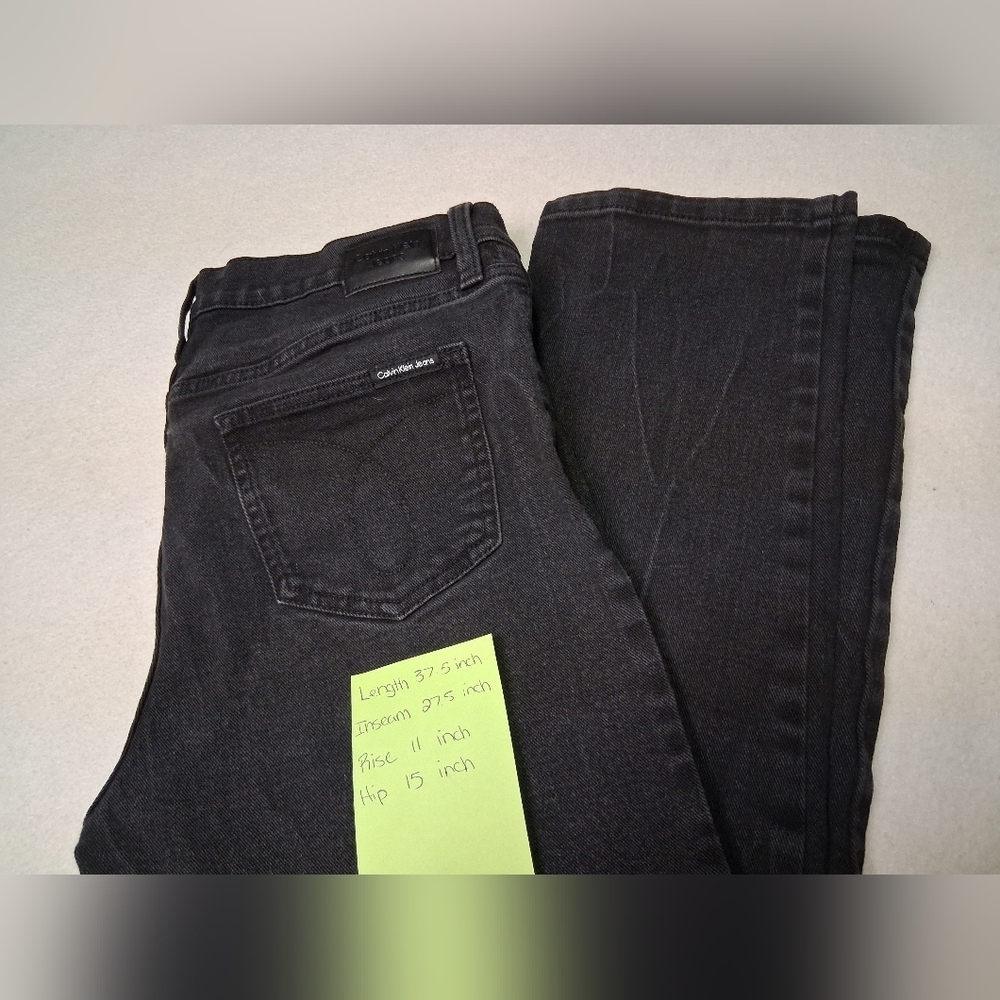Calvin Klein Women's Black Bootcut Jeans - Picture 2 of 10